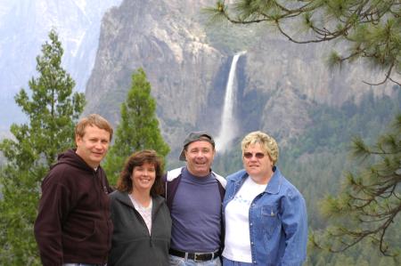 Yosemite 1st trip: Dr. Bob, Lori, myself and Betty.